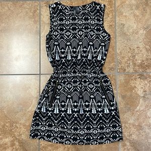 Black and white dress